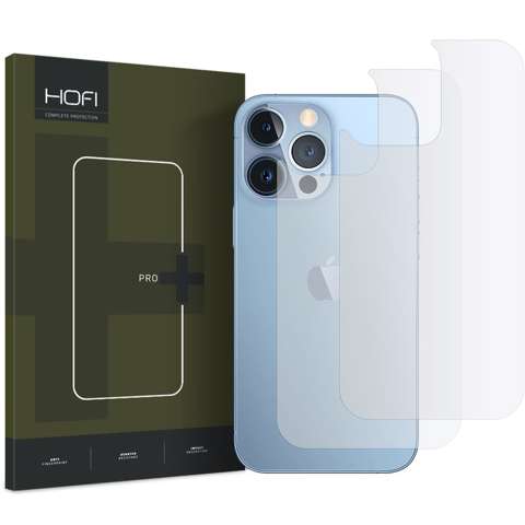 Folia Hydrożelowa Hofi Hydroflex Pro+ Back Protector 2-pack na tył do Apple iPhone 13 Pro Max Clear