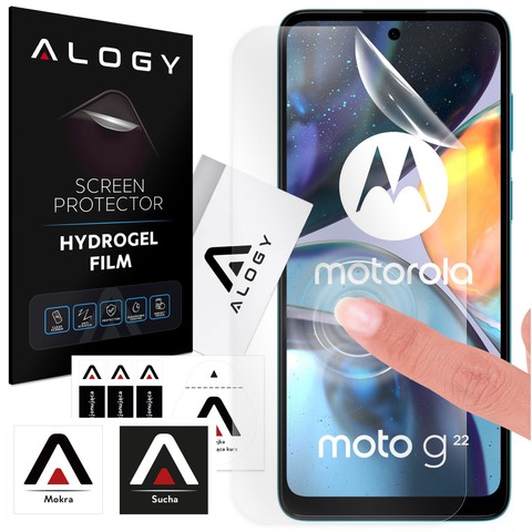 Folia Hydrożelowa do Motorola Moto G22/ G60/ G31/ E40/ G9 ochronna na telefon na ekran Alogy Hydrogel Film