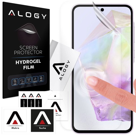 Folia Hydrożelowa do Samsung Galaxy A35/ A34/ A33/ A32/ A31/ A30/ A30S ochronna na telefon na ekran Alogy Hydrogel Film