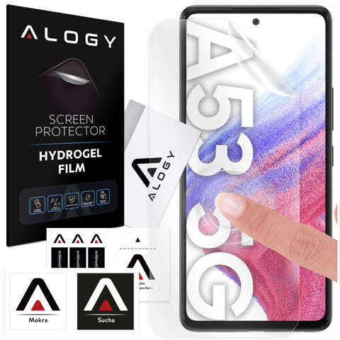 Folia Hydrożelowa do Samsung Galaxy A53 / A53 5G ochronna na telefon na ekran Alogy Hydrogel Film