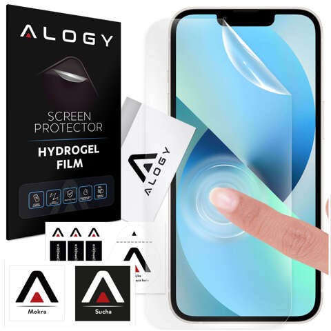 Folia Hydrożelowa do iPhone 13 ochronna na telefon na ekran Alogy Hydrogel Film