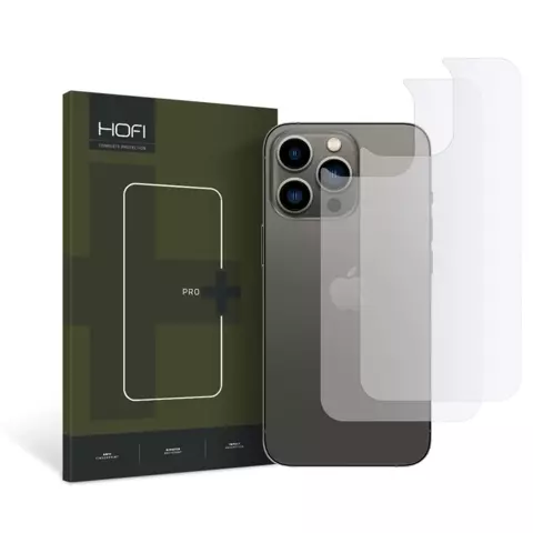 Folia hydrożelowa Hofi Hydroflex Pro+ Back Protector na tył 2-pack do Apple iPhone 14 Pro Clear