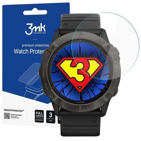 Folia ochronna na ekran x3 3mk Watch Protection do Garmin Fenix 6x Pro