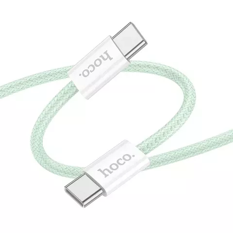 HOCO Kabel Typ C do Typ C X104 2 m Zielony PD 60W QC 3.0 Szybkie Ładowanie