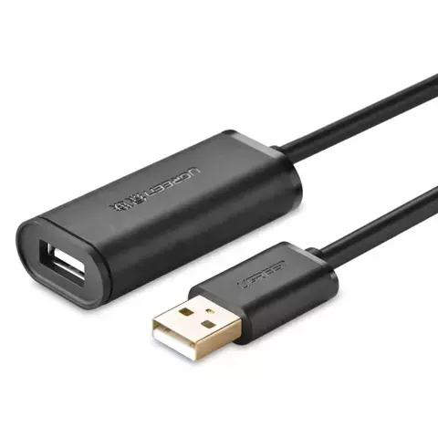 Kabel UGREEN aktywny przedłużacz USB 2.0 480 Mbps 5 m czarny (US121 10319)