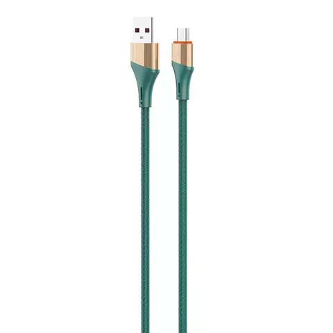 Kabel USB - Micro USB LDNIO LS632 2m, 30W (zielony)