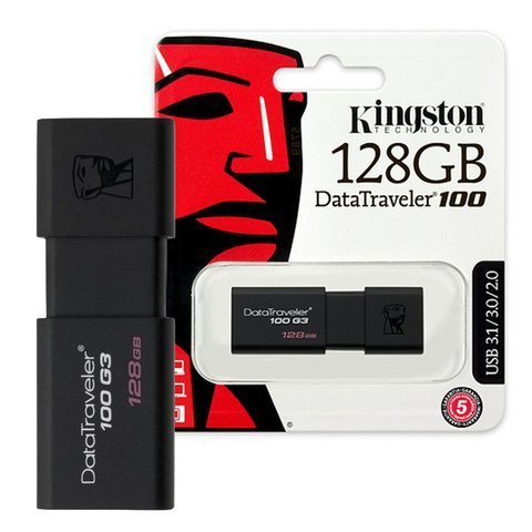 Kingston USB 3.0 Pendrive 128GB DT100 G3 100MB/s