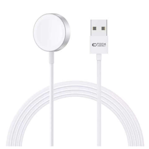 Ładowarka indukcyjna magnetyczna Kabel USB 120cm UltraBoost Magnetic Cable do Apple Watch White