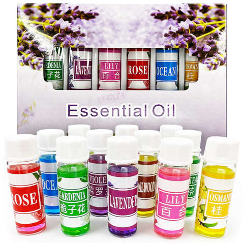 Olejki zapachowe 12 sztuk zestaw olejków eterycznych zapachowych aromaterapia