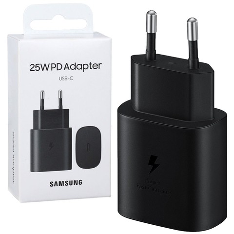 Oryginalna ładowarka sieciowa Samsung EP-TA800EBE USB-C 25W do Galaxy S21 S20 Plus Black