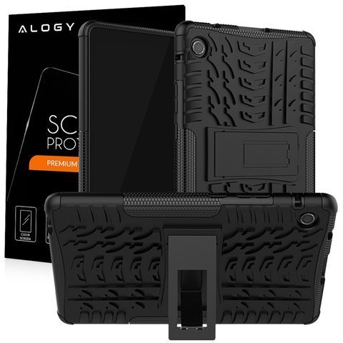 Pancerne etui Alogy do Huawei MatePad T8 8.0 czarne + Szkło Alogy