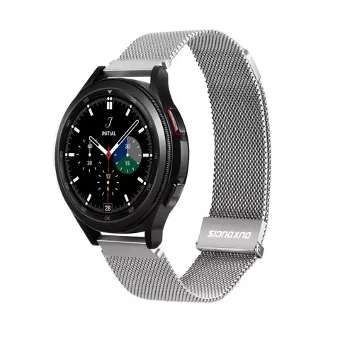 Pasek Dux Ducis Magnetic Strap Samsung Galaxy Watch/Huawei Watch/Honor Watch (20mm) srebrny (Milanese Version)
