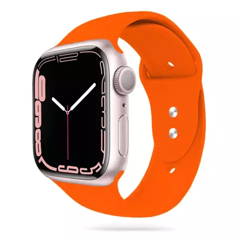 Pasek gumowy Iconband do Apple Watch 4 / 5 / 6 / 7 / 8 / SE / Ultra (42 / 44 / 45 / 49 mm) Orange