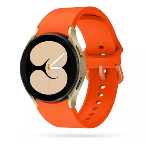 Pasek gumowy Iconband do Samsung Galaxy Watch 4 / 5 / 5 Pro (40 / 42 / 44 / 45 / 46 mm) Orange