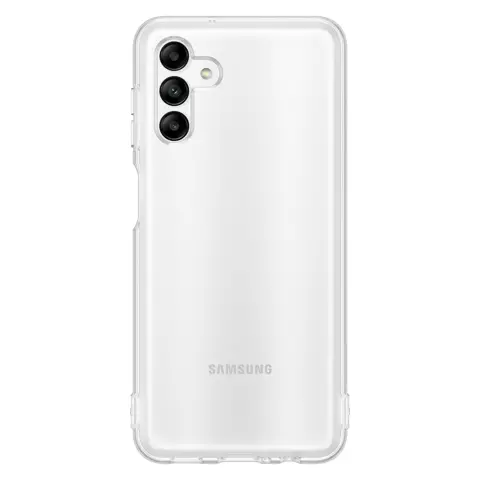 Samsung Soft Clear Cover wytrzymałe etui z żelową ramką i wzmocnionym tyłem Samsung Galaxy A04s przezroczysty (EF-QA047TTEGWW)