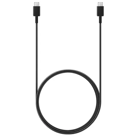 Samsung kabel USB-C - USB-C 3A 480Mb/s 1.8m czarny (EP-DX310JBEGEU)