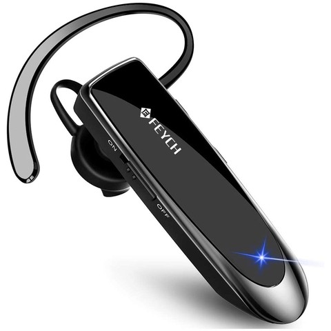 Słuchawka bezprzewodowa z mikrofonem FEYCH Bluetooth 5.0 douszna