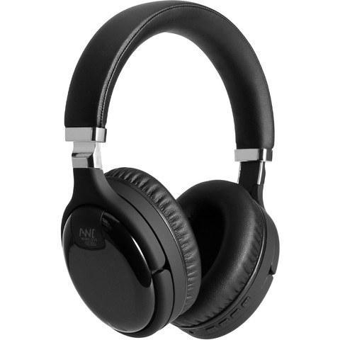 Słuchawki bezprzewodowe nauszne Alogy z mikrofonem ANC Bluetooth 5.0 Czarne