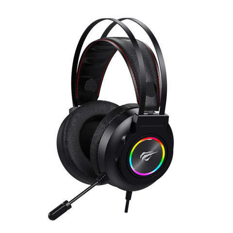 Słuchawki gamingowe Havit H654d RGB (czarne)