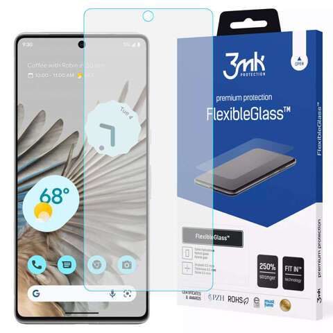 Szkło 3mk FlexibleGlass do Google Pixel 7 5G hybrydowe na ekran Glass 7h