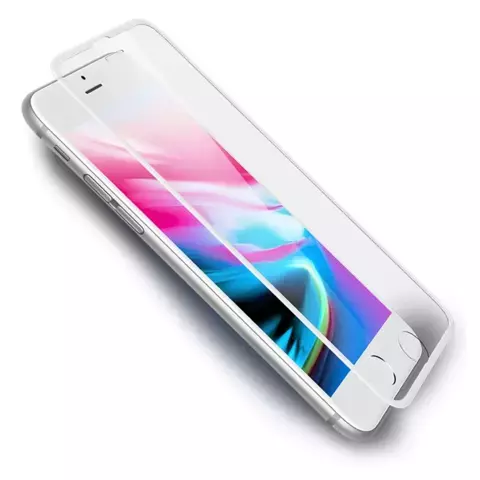 Szkło Hartowane 3D ROCK iPhone 6/6S/7/8/SE 2020 Biały