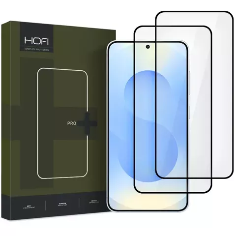 Szkło Hartowane do Samsung Galaxy S25 Plus Hofi Glass Pro+ 2-Pack Black 9H