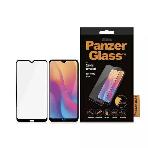 Szkło PanzerGlass E2E Regular do Xiaomi Redmi Note 8A Case Friendly