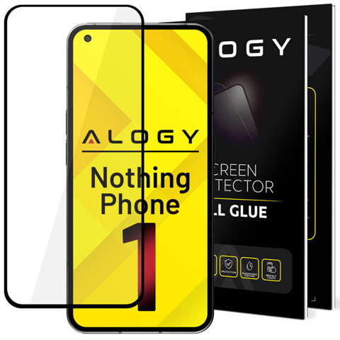 Szkło hartowane 9H Alogy Full Glue do etui case friendly do Nothing Phone 1