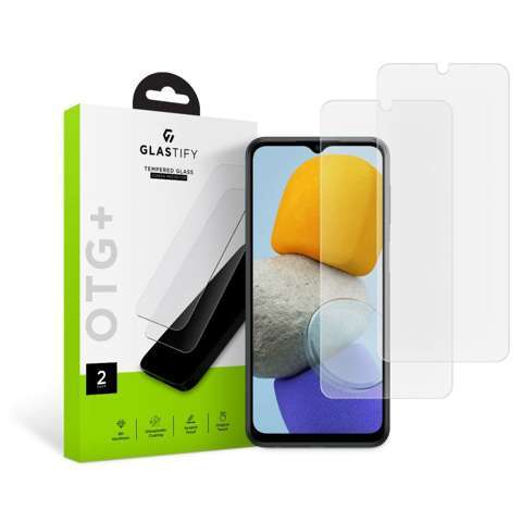 Szkło hartowane GlasTIFY OTG+ 2-Pack do Samsung Galaxy M23 5G Clear