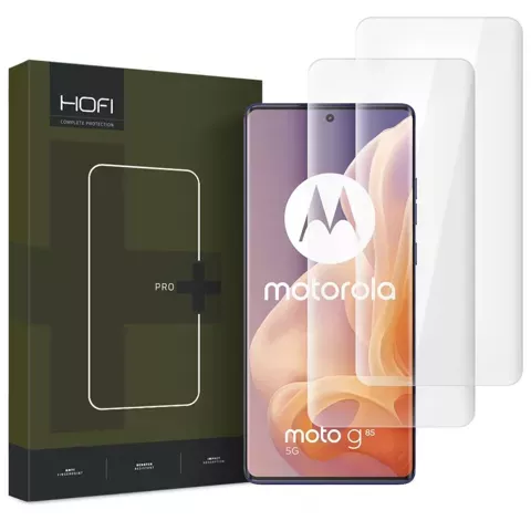 Szkło hartowane Hofi UV Glass Pro+ 2-Pack Motorola Moto G85 5G Clear