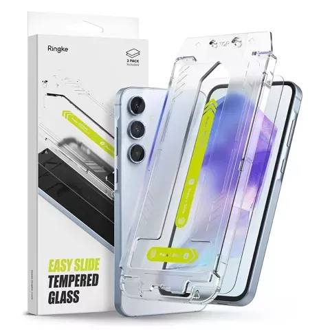 Szkło hartowane Ringke Easy Slide 2-pack do Samsung Galaxy A55 5G Clear