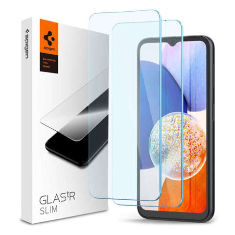 Szkło hartowane Spigen Glas.tR Slim 2-pack do Samsung Galaxy A14 5G Clear