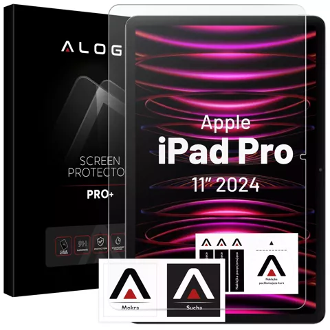 Szkło hartowane do Apple iPad Pro 11" 2024 Alogy Screen Protector Pro+ 9H