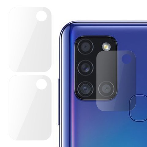 Szkło hartowane x2 na tył obiektyw do Samsung Galaxy A21s