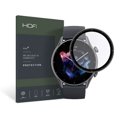 Szkło hybrydowe Hofi Hybrid Pro+ do Amazfit GTR 3 Black