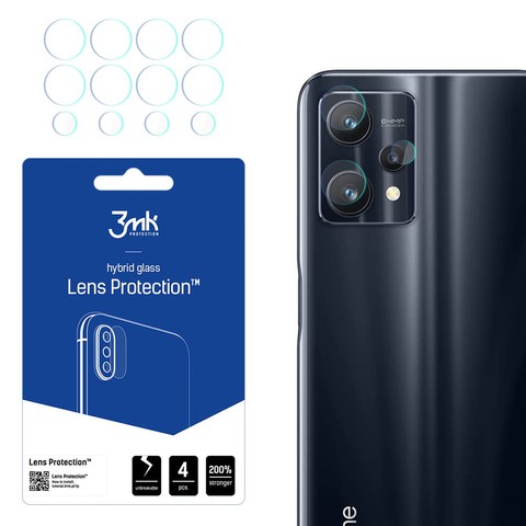 Szkło x4 na kamerę obiektyw 3mk Lens Protection do Realme 9 Pro