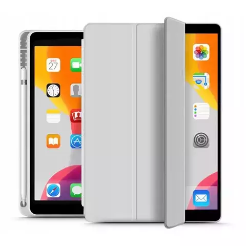 Etui Bizon Case Tab Clear Matt do Apple iPad 9 10.2 2021 / iPad 8 2020/ iPad  10.2 2019, jasnoróżowe  5904665351352