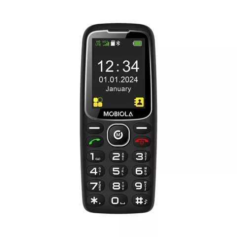 Telefon GSM Mobiola MB800 Czerwony z ładowarką biurkową, DualSIM