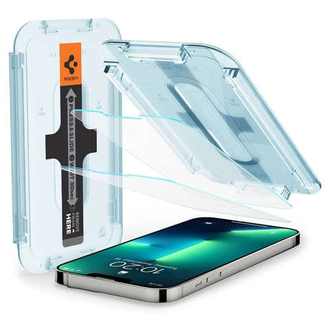 2x Szkło hartowane Spigen Glas.tR EZ Fit do Apple iPhone 13/ 13 Pro/ 14