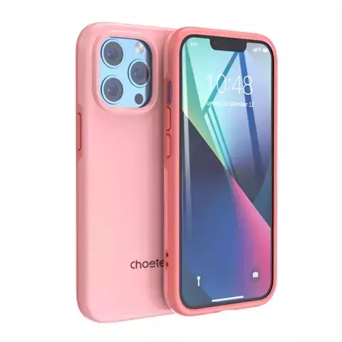 Choetech MFM Anti-drop case etui Made For MagSafe do iPhone 13 Pro różowy (PC0113-MFM-PK)