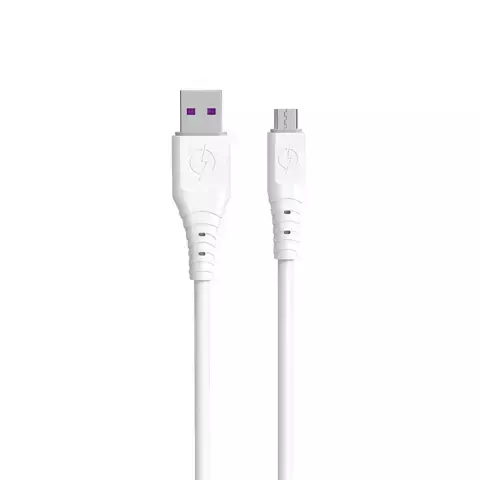 Dudao kabel przewód USB – micro USB 6A 1 m biały (TGL3M)