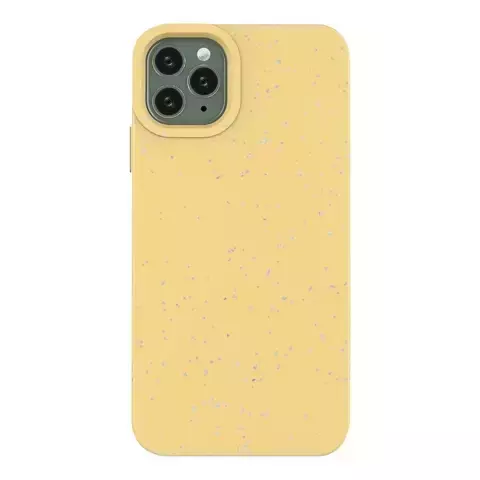 Eco Case etui do iPhone 11 Pro silikonowy pokrowiec obudowa do telefonu żółty