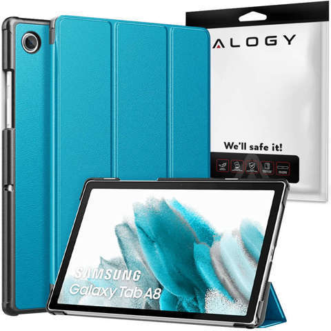 Etui Alogy Book Cover do Samsung Galaxy Tab A8 2021 SM-X200/SM-X205 Niebieski