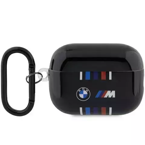 Etui BMW BMAP222SWTK do AirPods Pro 2 gen cover czarny/black Multiple Colored Lines