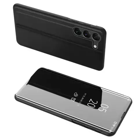 Etui Clear View Case do Samsung Galaxy S23 pokrowiec z klapką czarne