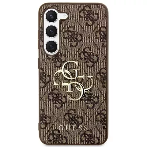 Etui Guess GUHCS24M4GMGBR do Samsung Galaxy S24+ S926 brązowy/brown hardcase 4G Big Metal Logo