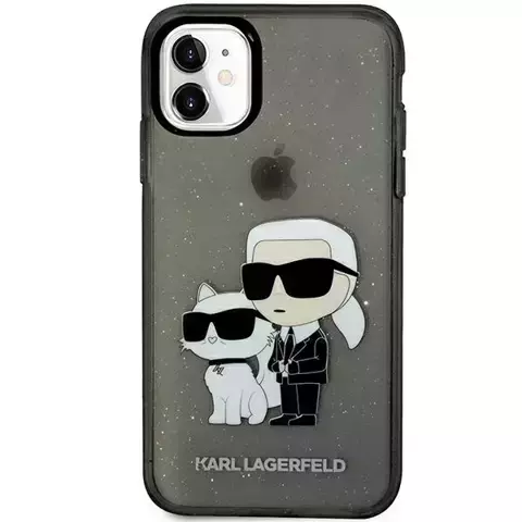 Etui Karl Lagerfeld KLHCN61HNKCTGK do iPhone 11 / Xr 6,1" hardcase Gliter Karl&Choupette