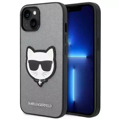 Etui Karl Lagerfeld KLHCP14MSAPCHG do iPhone 14 Plus 6,7" hardcase Saffiano Choupette Head Patch