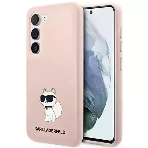 Etui Karl Lagerfeld KLHCS23SSNCHBCP do Samsung Galaxy S23 S911 hardcase Silicone Choupette