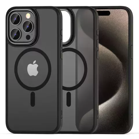 Etui Magmat ”2” Magsafe do Apple iPhone 15 Pro Matte Black